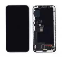 Дисплей (экран в сборе) для телефона Apple iPhone X (OLED HE), черный