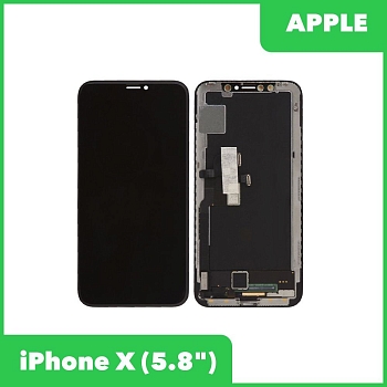 Модуль для Apple iPhone X, OLED, черный