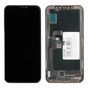 Модуль для Apple iPhone X (OLED) (AAA), черный